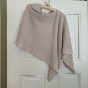 Minnie Rose Soft Cream Poncho Wrap